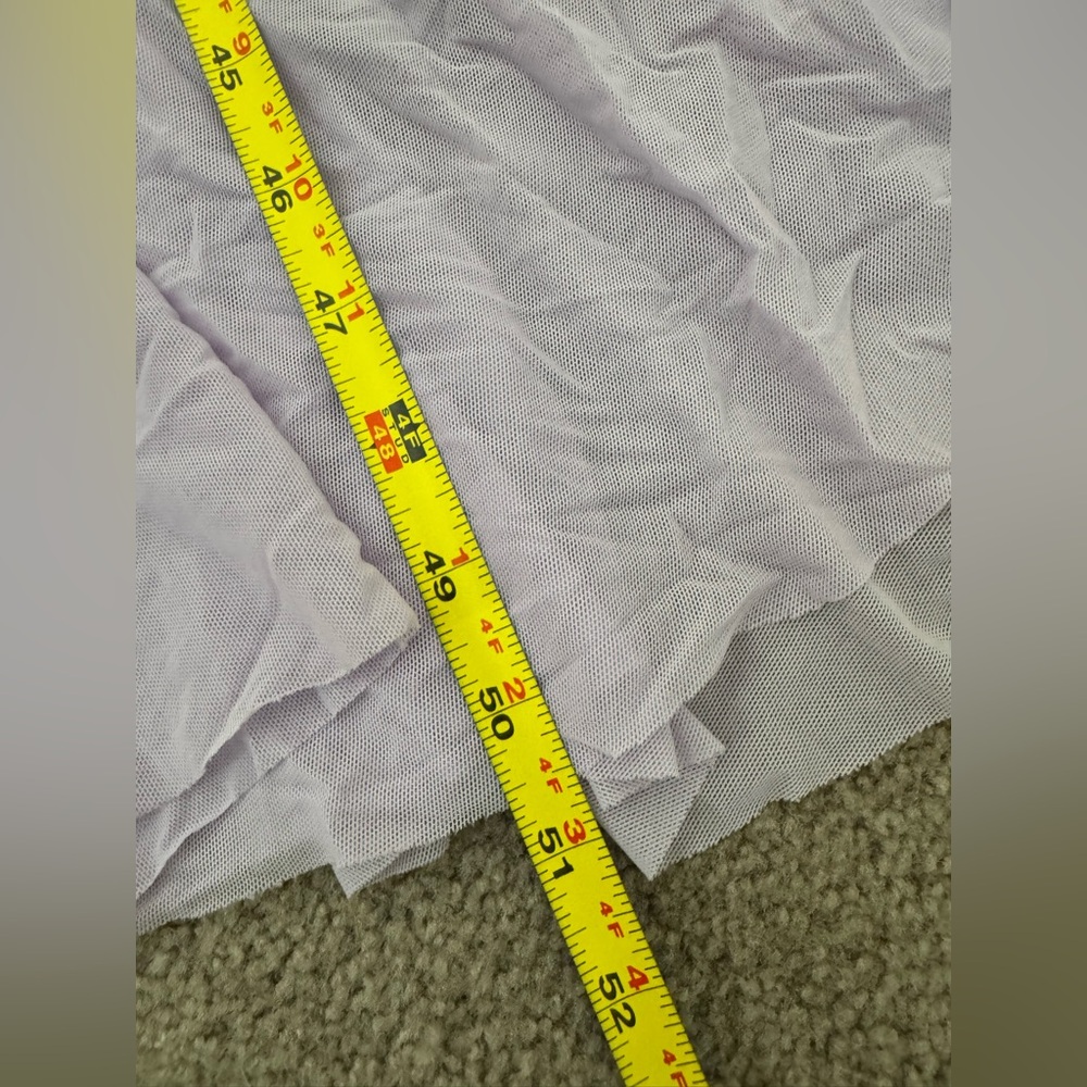 Hello Molly Sz4 lavender long body con polyester spandex dress - Picture 13 of 16
